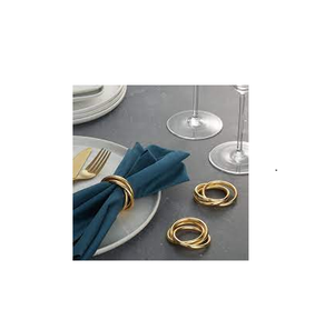 Conception en laiton Porte-Serviettes Anneaux Décorations de Table Pour Le Mariage et cuisine et restaurants et Offre Spéciale - Product Image 6