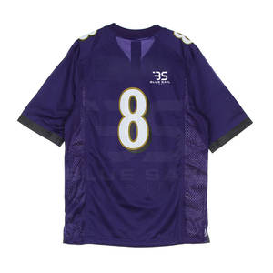 Camiseta de fútbol americano con esquema de color personalizado Camiseta de fútbol americano de equipo personalizado con número bordado - Product Image 2