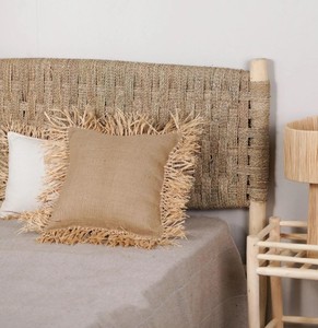 Fundas de almohada de yute a rayas tejidas con diseño de granja, Fundas de cojín para hoteles, sala de estar Decoración Para, precio respetuoso con el medio ambiente - Product Image 3