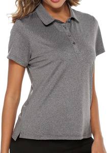 Nuevo diseño de moda, Polo en blanco para mujer, de manga corta Camiseta polo, polos de alta calidad para mujer - Product Image 2