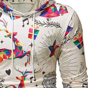 Sudaderas deportivas con estampado de sublimación más vendidas para hombres Diseño personalizado Hombres Básicos Sudaderas con capucha de sublimación - Product Image 3