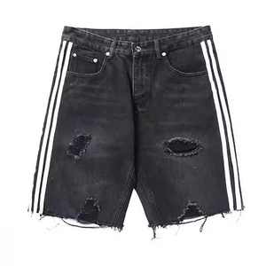 Top Quality Mens Denim Shorts, Custom Made Denim Shorts for Men's, New 2025 Arrivals <b>Boys</b> Denim Ripped Shorts - Product Image 1