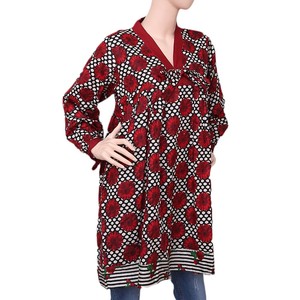 ผู้หญิงพิมพ์ Khaddar kurti-Multi - Product Image 1