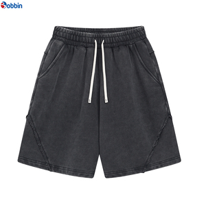 Custom <b>Low</b> MOQ Customized Men <b>Shorts</b> Men's Loose Design Summer Cotton Jogger <b>Shorts</b> Casual Wear Men <b>Shorts</b> Washed - Product Image 2