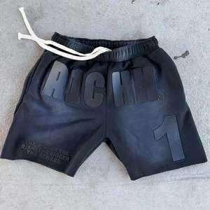 Pantalones cortos de gimnasio de poliéster 100% para hombre, cómodos, transpirables, colores sólidos, cintura media, lona ecológica, impresión Digital de punto - Product Image 4