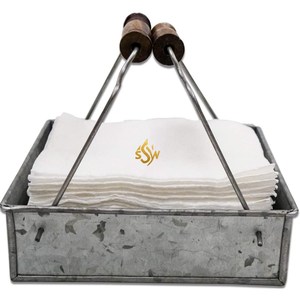 Nouvelle arrivée argent Ware support de stockage de serviettes en métal maison distributeur de serviettes commerciales bureau main porte-papier de soie en inde - Product Image 6