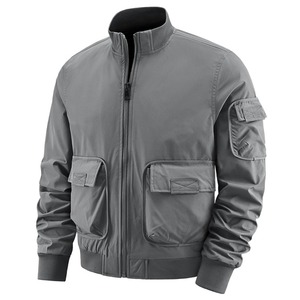 Offre Spéciale hommes vol Bomber veste coupe-vent chaud pour l'hiver coupe-vent rembourré épais authentique manteau surdimensionné - Product Image 1