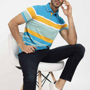 Nouveau modèle T-shirts polo grande taille pour hommes Prix de gros T-shirt polo à manches courtes et à tenue décontractée - Product Image 5