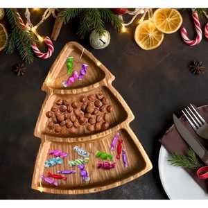 Bandejas de madera de alta calidad para el hogar del hotel y el uso de la fiesta a precio mayorista para la decoración de la Mesa del exportador indio - Product Image 4