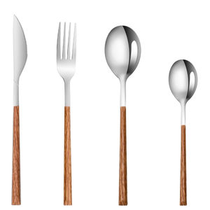 Style moderne Offre spéciale Couverts en métal plaqué or Couteau Cuillère Fourchette Ensemble de couverts de luxe en acier inoxydable pour fêtes d'hôtel - Product Image 3