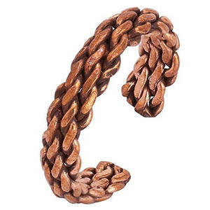 Vintage <b>Copper</b> Christian Cross <b>Magnetic</b> Cuff for <b>Bracelet</b> Pure <b>Copper</b> Fashion Bangles for <b>Men</b> and Women USA Gift - Product Image 2