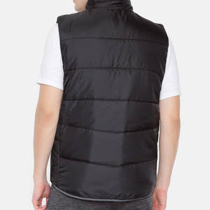 Latest Design Customized Made High Quality Custom Logo <b>Men</b> Puffer <b>Vest</b> Lightweight <b>Sleeveless</b> Winter Warm Coat Puffer <b>Vest</b> - Product Image 3