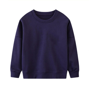 Ropa para Niños, Sudadera con Capucha para Niños Pequeños con Logotipo Personalizado, Color Azul Marino, Sudadera Holgada de Algodón y Felpa para Niños 2026 - Product Image 3