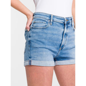 High Quality Custom <b>women's</b> Denim Shorts with Breathable Fit Pocket Streetwear Vintage Knee Length <b>for</b> <b>Women</b> <b>jean</b> shorts - Product Image 4