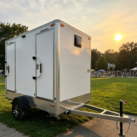 Unité Sanitaire Optimisée pour l'Espace, pour Marchés Temporaires et Projets de Construction de Groupes Extérieurs, Toilettes Mobiles