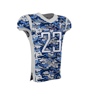 Uniforme de fútbol americano Diseño de moda con etiqueta personalizada de secado rápido y multicolor Conjuntos cómodos de manga corta a un precio - Product Image 2