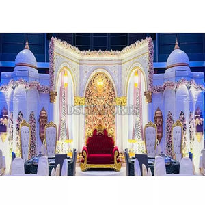 Escenario para Eventos de Boda con Temática del Gran Taj Mahal, Escenario para Eventos de Boda con Temática del Gran Mogol, Escenario Exclusivo para Grandes Eventos de Boda - Product Image 1