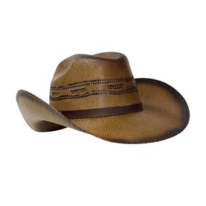 Premium Quality Adjustable Striped Leather Cowboy <b>Hats</b> for Men Women Winter Classic for Outdoor Festivals <b>Parties</b> Travel Rodeos - Product Image 4