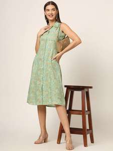 Robe midi élégante Nyanza pour femmes au prix de gros, design moderne, personnalisation acceptée - Product Image 3