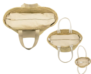 Bolsa de paja, cesta de paja, bolsa natural, bolsa de playa, bolsa hecha a mano, bolsa marroquí, cesta marroquí - Product Image 1