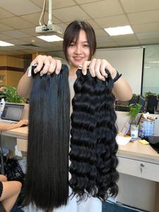 ผมสั้น100% ธรรมชาติเรียงตามหนังจากกัมพูชาผมต่อผมทอขนาด10นิ้วขึ้นไป - Product Image 4