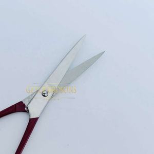 Tijeras profesionales de peluquería de acero inoxidable, mango largo, para cortar el cabello, calidad de salón, afiladas, duraderas, con logo personalizado. - Product Image 4