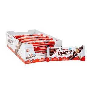 Precio al por mayor de Ferrero Kinder Bueno 43G Barra de chocolate rellena de crema de avellana a la venta - Product Image 3