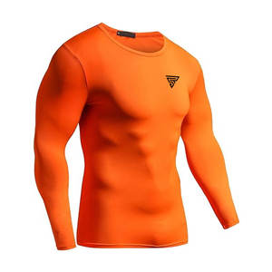 Chemises de compression en polyester pour hommes, vêtements de fitness, chemises de compression pour hommes - Product Image 2