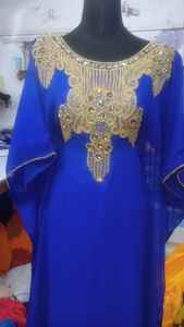 2022ดูไบสีแดงแบบดั้งเดิมฟาราคาฟตันดีไซน์โมร็อกโกสวยงามด้วยลูกปัดหินมืออุปกรณ์เสริมสำหรับงานมุสลิมแคฟตัน - Product Image 3