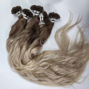 สำหรับการต่อผมมนุษย์แบบ100% ผมจริงวิกต่อทรงหลวมปลายแบนสีคลื่น100กรัม - Product Image 2