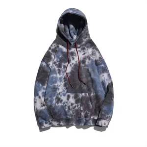 Última moda de los hombres sudaderas con capucha High Street Casual pulóver personalizado estampado gráfico bordado OEM forrado liso sólido - Product Image 5