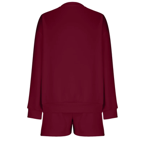 Ensemble deux pièces d'été pour femme, tricoté uni décontracté, comprenant un haut court dos nu et une jupe longue taille haute, coupe droite au genou, avec dentelle ajourée - Product Image 5