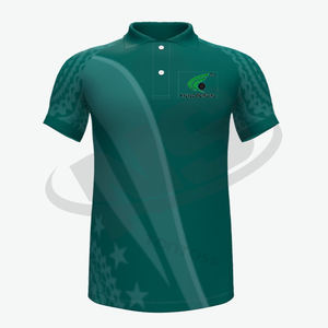 Polos personnalisés de haute qualité pour hommes col Henry élégant tissu de coton polos pour hommes avec la dernière conception mince de la mode - Product Image 5