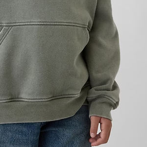 Sweat-shirt pour garçons surdimensionné et décontracté avec logo personnalisable, pour les acheteurs en gros, prix de gros, manches longues, 2026 - Product Image 4