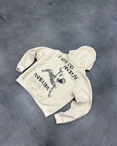 Sudaderas con capucha con estampado de letras de invierno para hombre hechas a medida de alta calidad al por mayor 100% algodón/poliéster ecológico superventas - Product Image 2