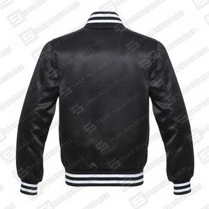 Chaqueta Bomber Universitaria de Lana de Primera Calidad, Personalizada, al por Mayor, Resistente al Viento, Reversible, para Invierno - Product Image 6