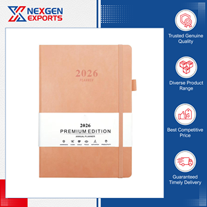 สมุดบันทึกปกหนังคุณภาพสูงสุด ขายดีที่สุด พร้อมส่ง มีสินค้าในสต็อก กระดาษ 80 แกรม ตัวเลือกบรรจุภัณฑ์แบบกำหนดเอง - Product Image 3