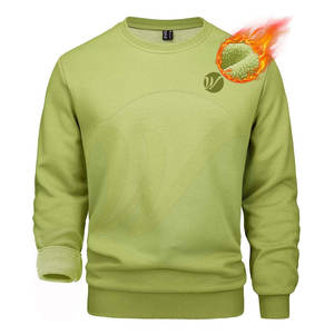 Best Selling Men's Casual Style Basics <b>Sherpa</b> <b>Fleece</b> Sweatshirt Custom Design with Polyester/Cotton Material Winter Price - Product Image 1