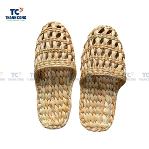 Artesanía de alta calidad hecha en Vietnam Zapatilla de jacinto de agua Zapatilla ecológica hecha de jacinto de agua - Product Image 6