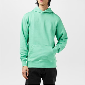 Sudadera con capucha y logotipo personalizado para hombre, Sudadera con capucha informal cálida unisex con mezcla de algodón suave, jersey de gran tamaño con bolsillos, manga larga - Product Image 3