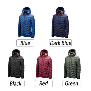 Chaqueta acolchada sólida de color naranja personalizada con tallas grandes chaqueta de burbuja de espectáculo con forro de marca de alta calidad de marca - Product Image 5