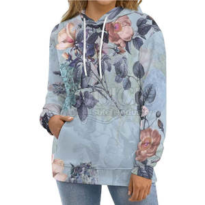 Sudaderas con Capucha de Invierno de Alta Calidad, Transpirables y Ecológicas, con Logotipo Frontal Personalizado, Colores Personalizados, Nuevo Modelo para Mujer - Product Image 4