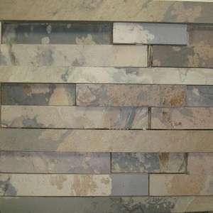 Panneaux muraux en pierre de grand livre de Surface fendue rustique d'automne placage de pierre de Culture naturelle pour le revêtement décoratif de villa extérieure - Product Image 1