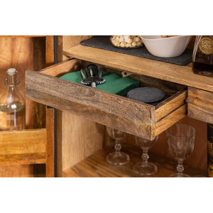 Armoire de rangement moderne en bois de manguier, multifonctionnelle, résistante à l'eau, écologique, meubles faits à la main, exportateur OEM/ODM, conception personnalisée - Product Image 5