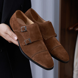 Durable <b>Cow</b> Leather Work Shoes with Anti Odor Lining and Non Slip Heel Casual Shoes for Men Daily Shoes - Product Image 2