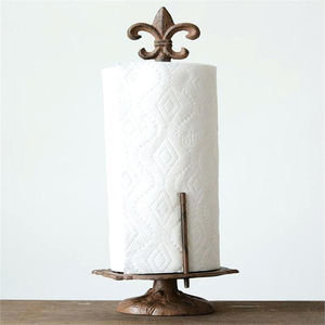 Soporte de papel de cocina de remolino de hierro forjado - Product Image 3