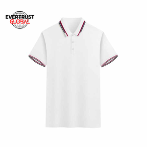 Crear OEM logotipo personalizado verano solapa Polo camisa logotipo impreso manga corta polos logotipo personalizado hombres y mujeres polos - Product Image 3