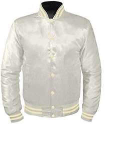 Chaqueta Varsity con Capucha de Lona Vaquera de Calidad Duradera para Hombre, Transpirable, Resistente al Viento, con Logotipo Frontal, Estilo Vintage - Product Image 1