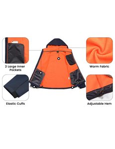 Trekking bordado con el logotipo de la empresa Chaquetas al aire libre 100% Poliéster/POLIÉSTER/NYLON Cierre Tipo de artículo Chaqueta de concha suave - Product Image 6