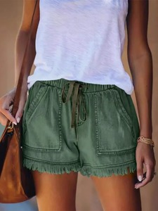 Nouveau 2025 Shorts en jean en détresse élégants personnaliser Shorts décontractés pour femmes Premium 100% coton Jeans Shorts pour femmes - Product Image 3